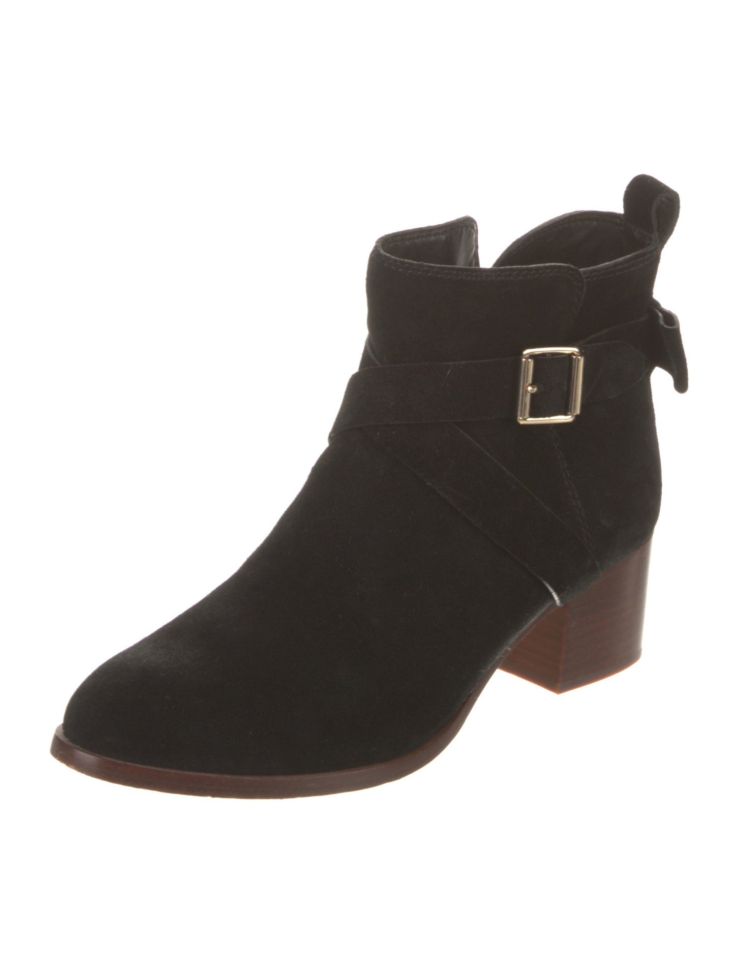 Kate Spade New York Suede Leather Trim Embellishment Boots