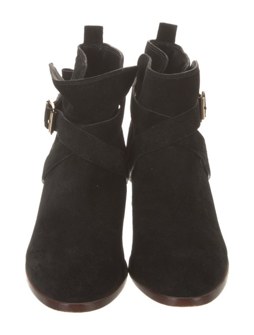 Kate Spade New York Suede Leather Trim Embellishment Boots