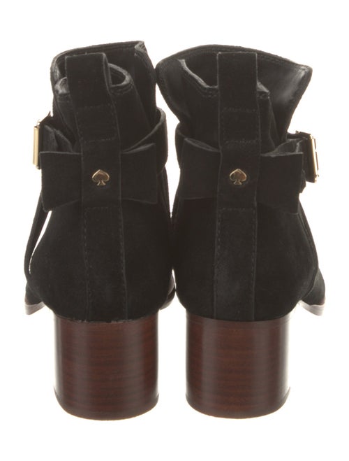 Kate Spade New York Suede Leather Trim Embellishment Boots