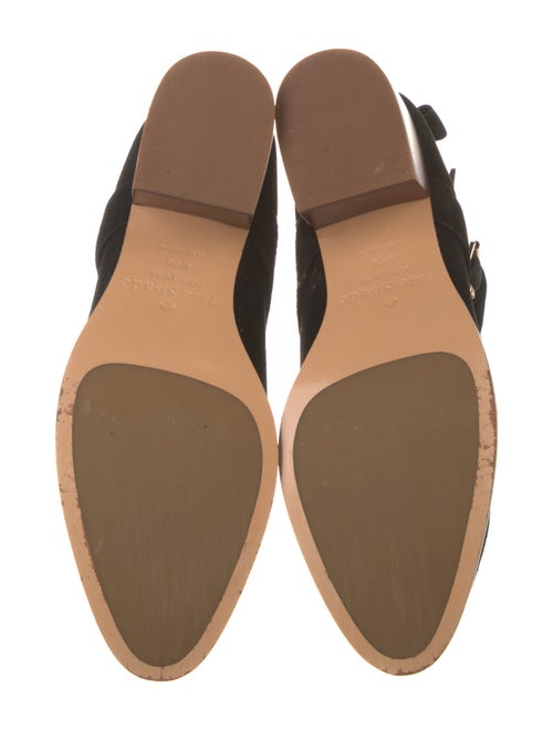 Kate Spade New York Suede Leather Trim Embellishment Boots