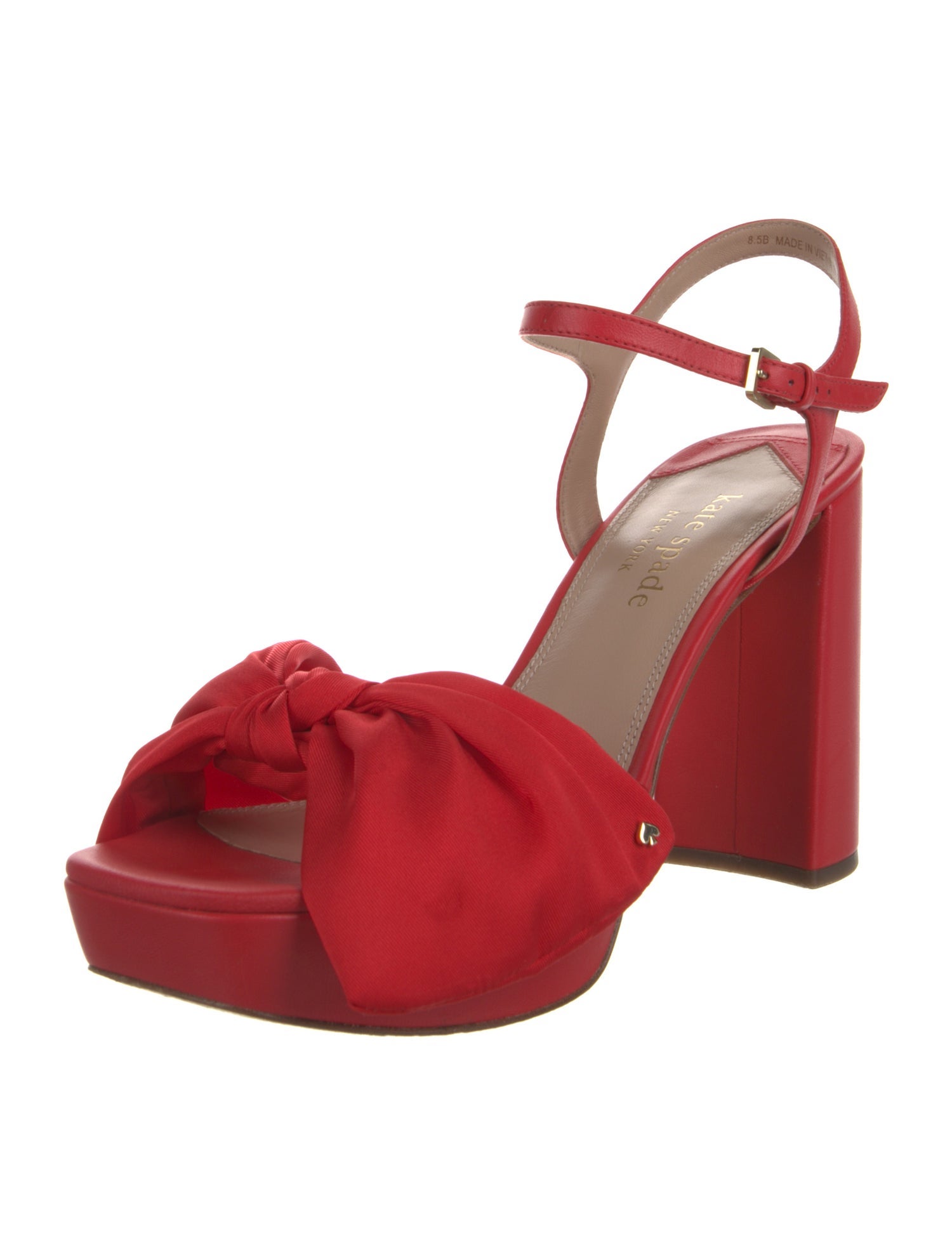 Kate Spade New York Leather Bow Accents Sandals