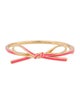Kate Spade New York Enamel Bow Hinged Bracelet