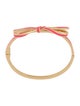 Kate Spade New York Enamel Bow Hinged Bracelet