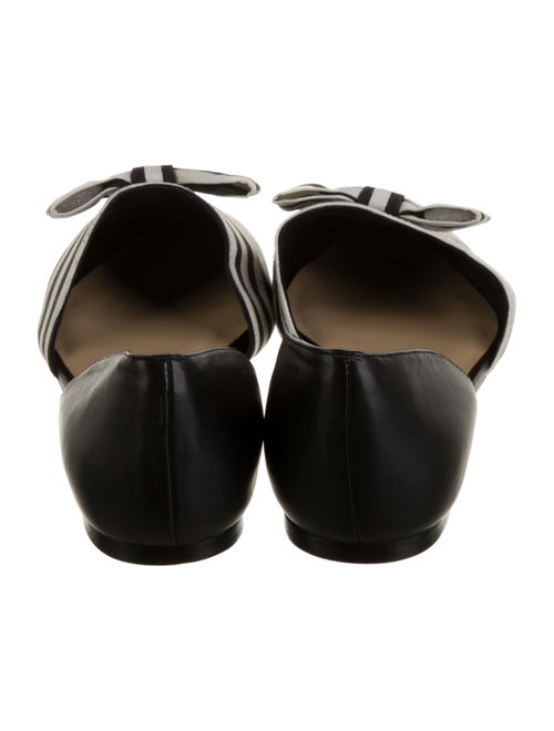 Kate Spade New York Leather Striped D'Orsay Flats