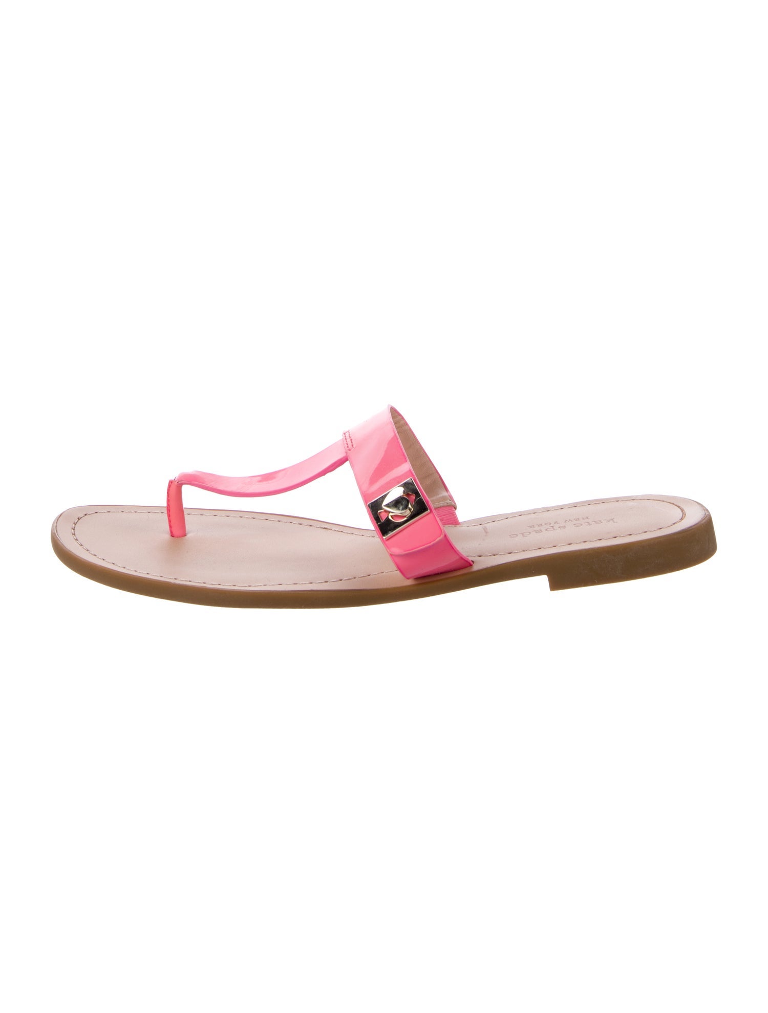 Kate Spade New York Leather T-Strap Sandals