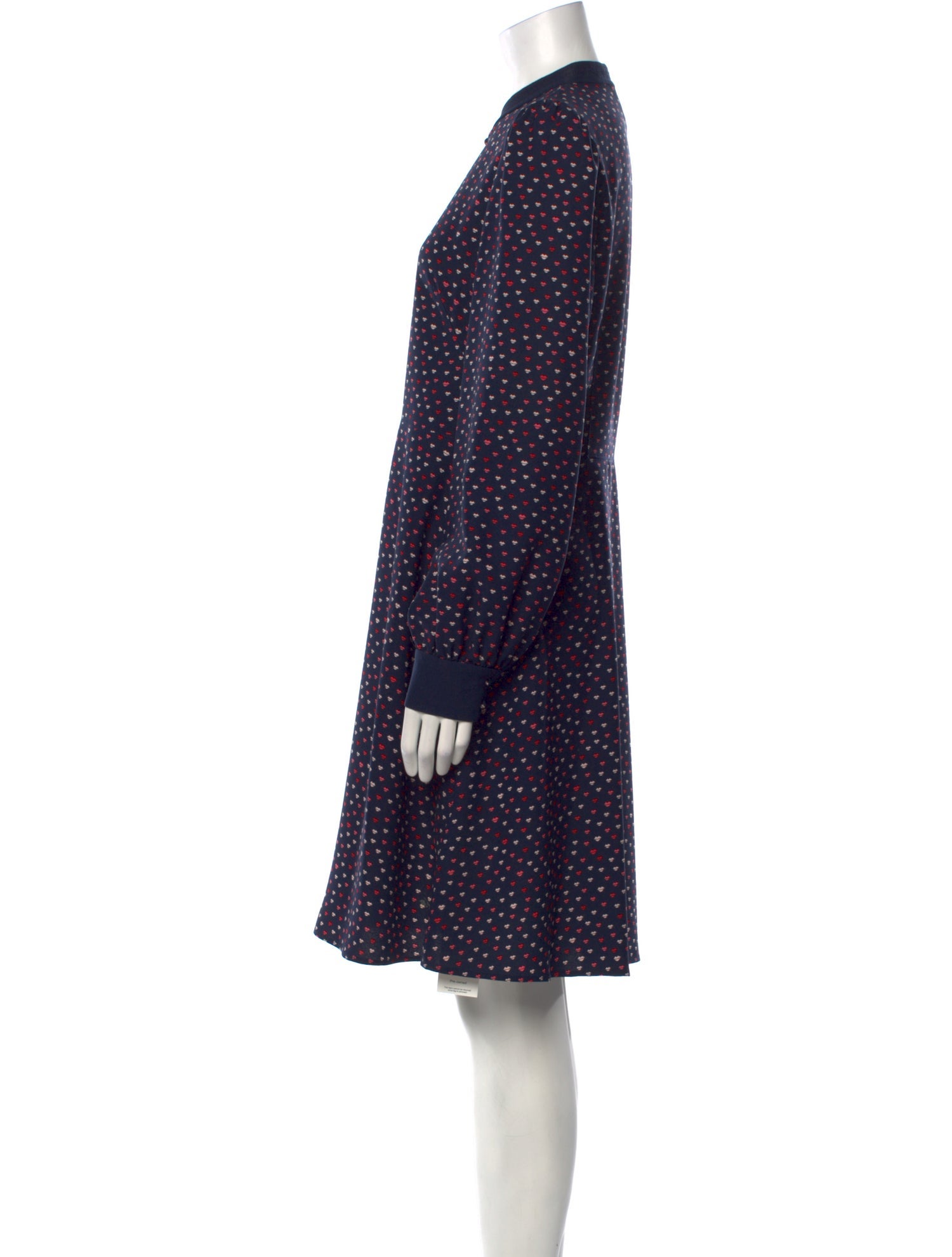 Kate Spade New York Polka Dot Print Knee-Length Dress