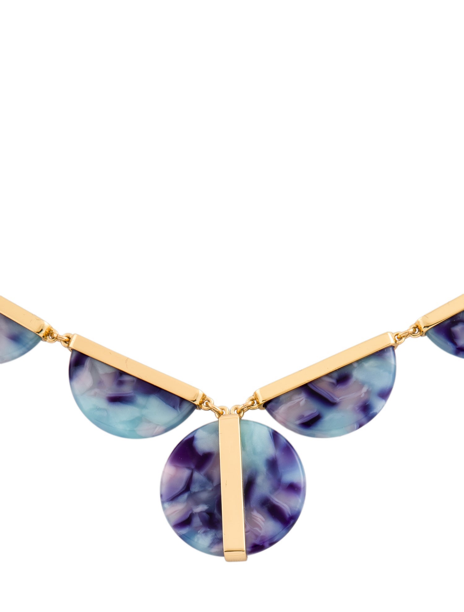 Kate Spade New York Multicolor Resin "On The Dot" Collar Necklace