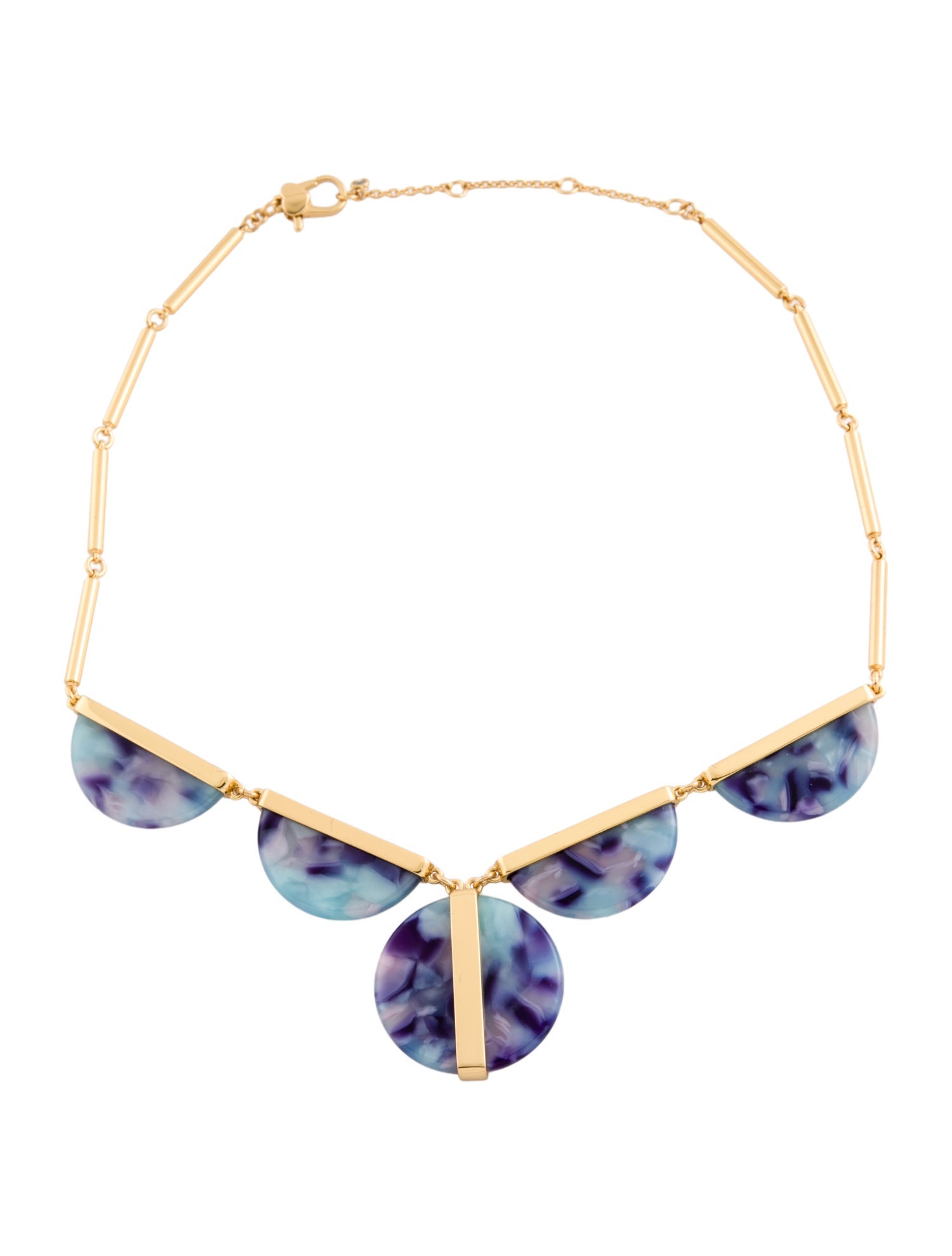 Kate Spade New York Multicolor Resin "On The Dot" Collar Necklace