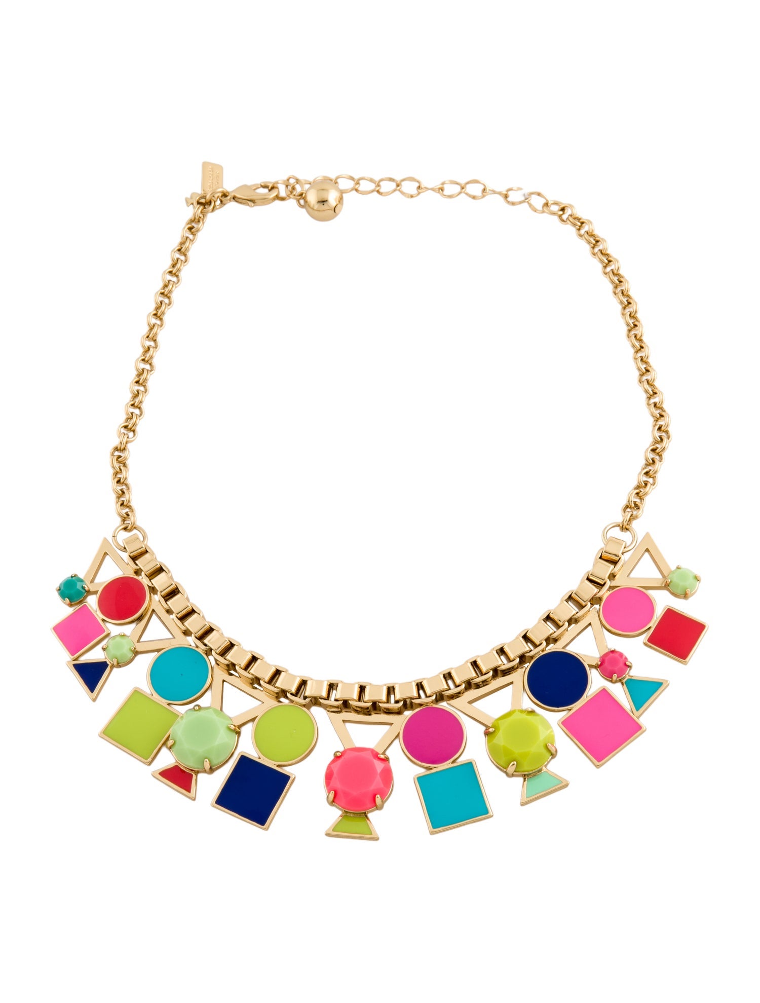 Kate Spade New York Multicolor Resin & Enamel Collar Necklace