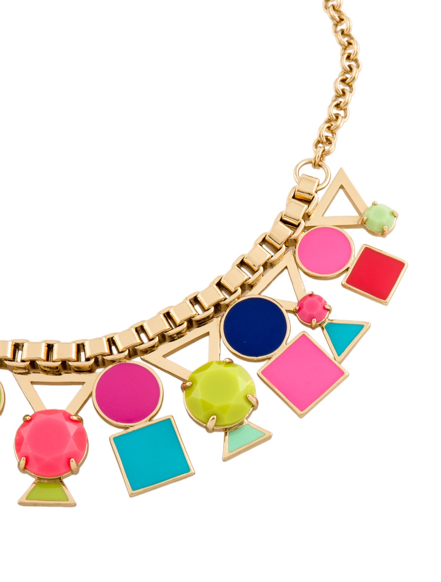Kate Spade New York Multicolor Resin & Enamel Collar Necklace