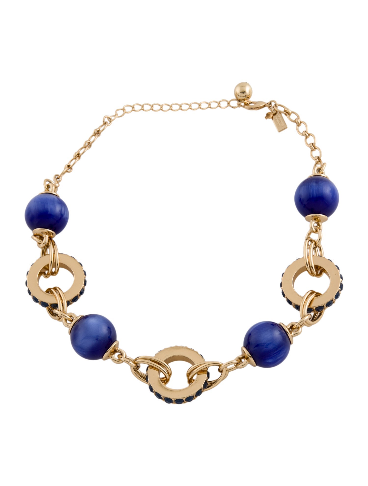 Kate Spade New York Crystal & Resin Bead Collar Necklace.