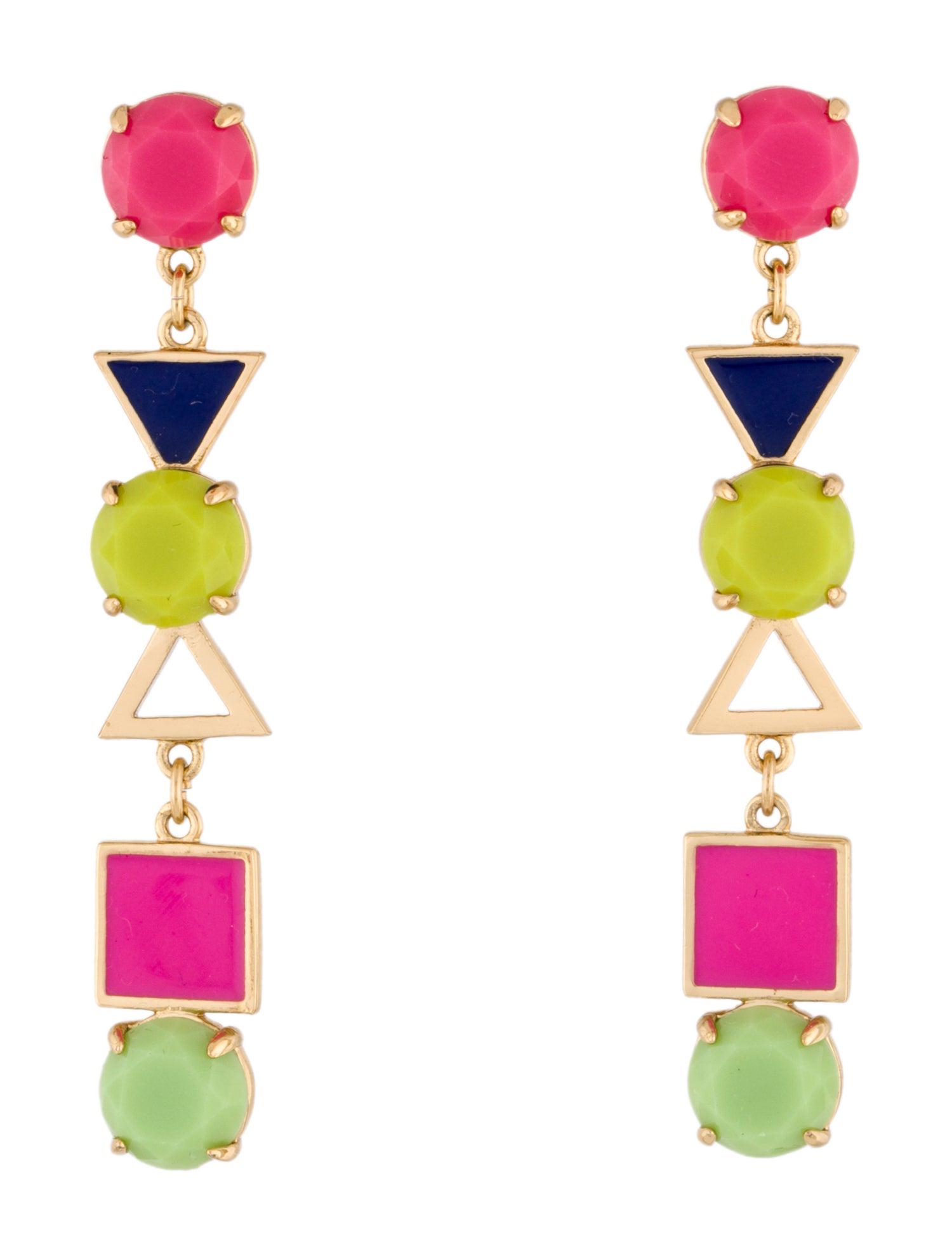 Kate Spade New York Multicolor Resin & Enamel Drop Earrings