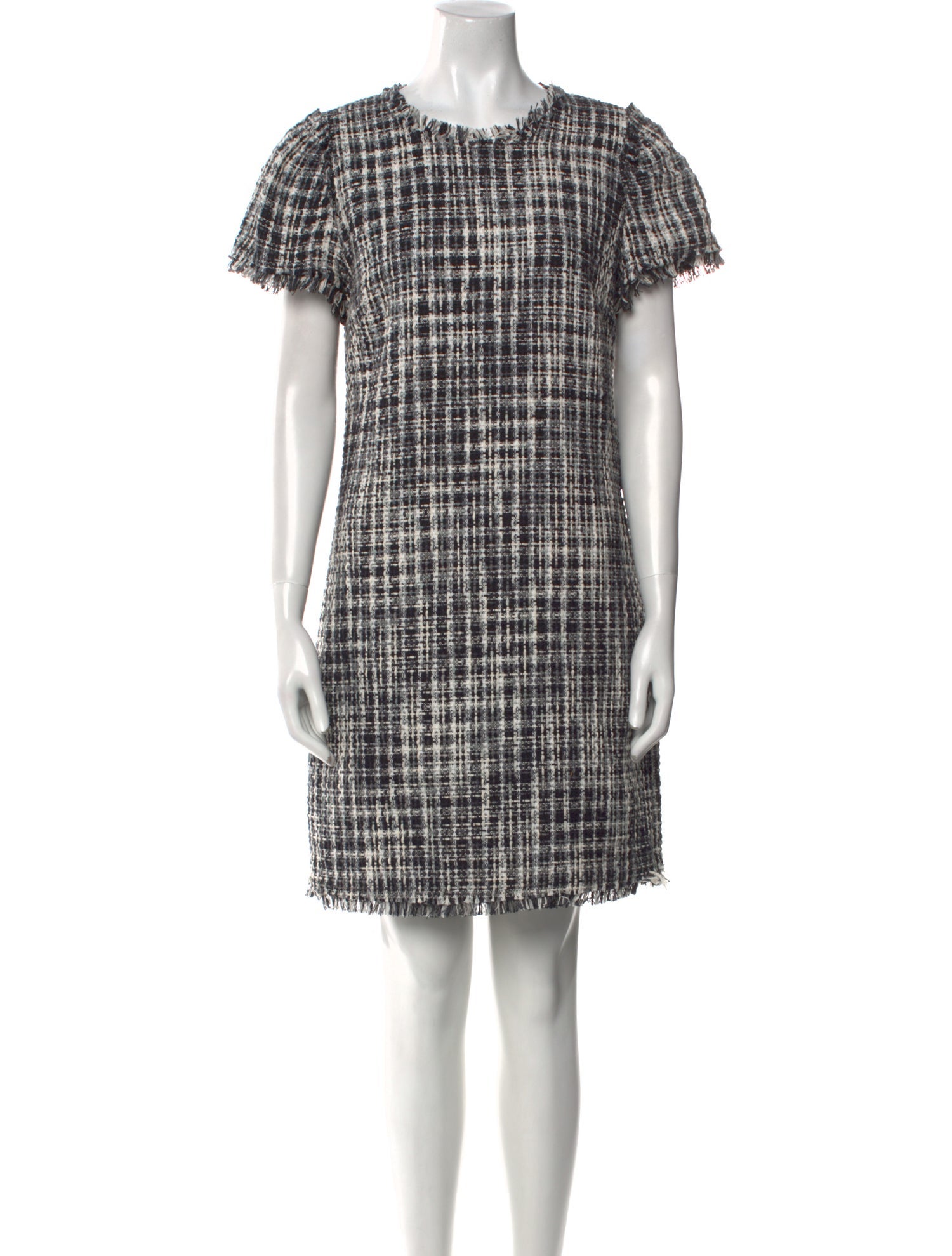 Kate Spade New York Plaid Print Mini Dress