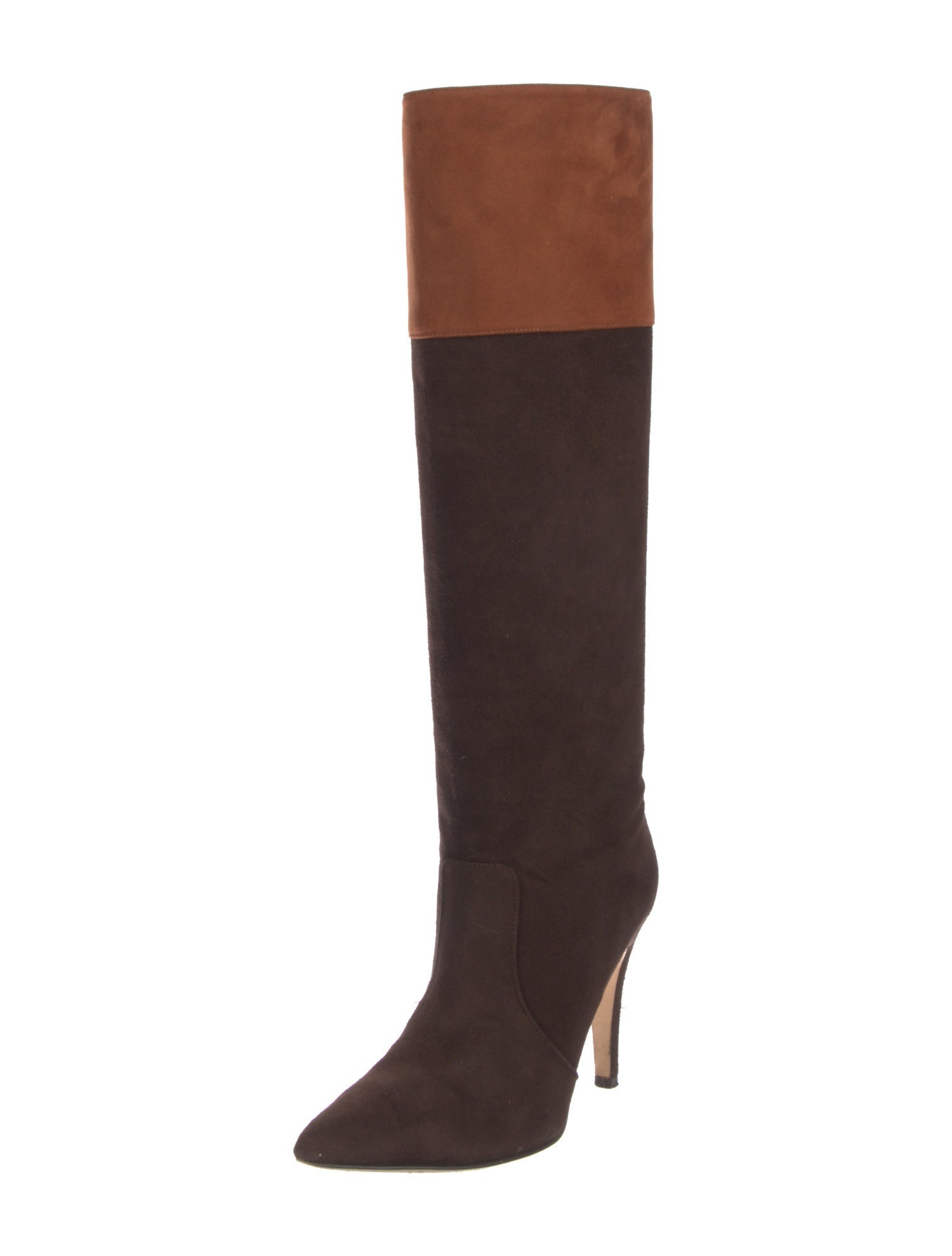 Kate Spade New York Suede Colorblock Pattern Boots