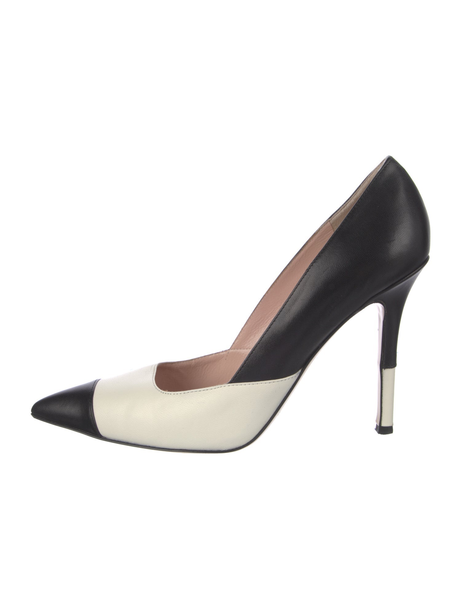 Kate Spade New York Leather Colorblock Pattern Pumps