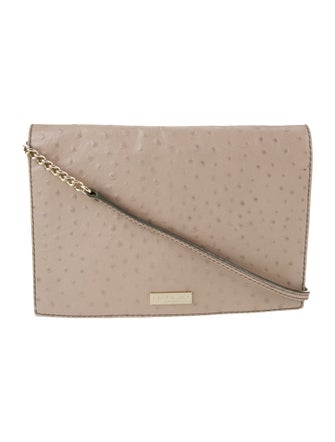 Kate Spade New York Ostrich Shoulder Bag