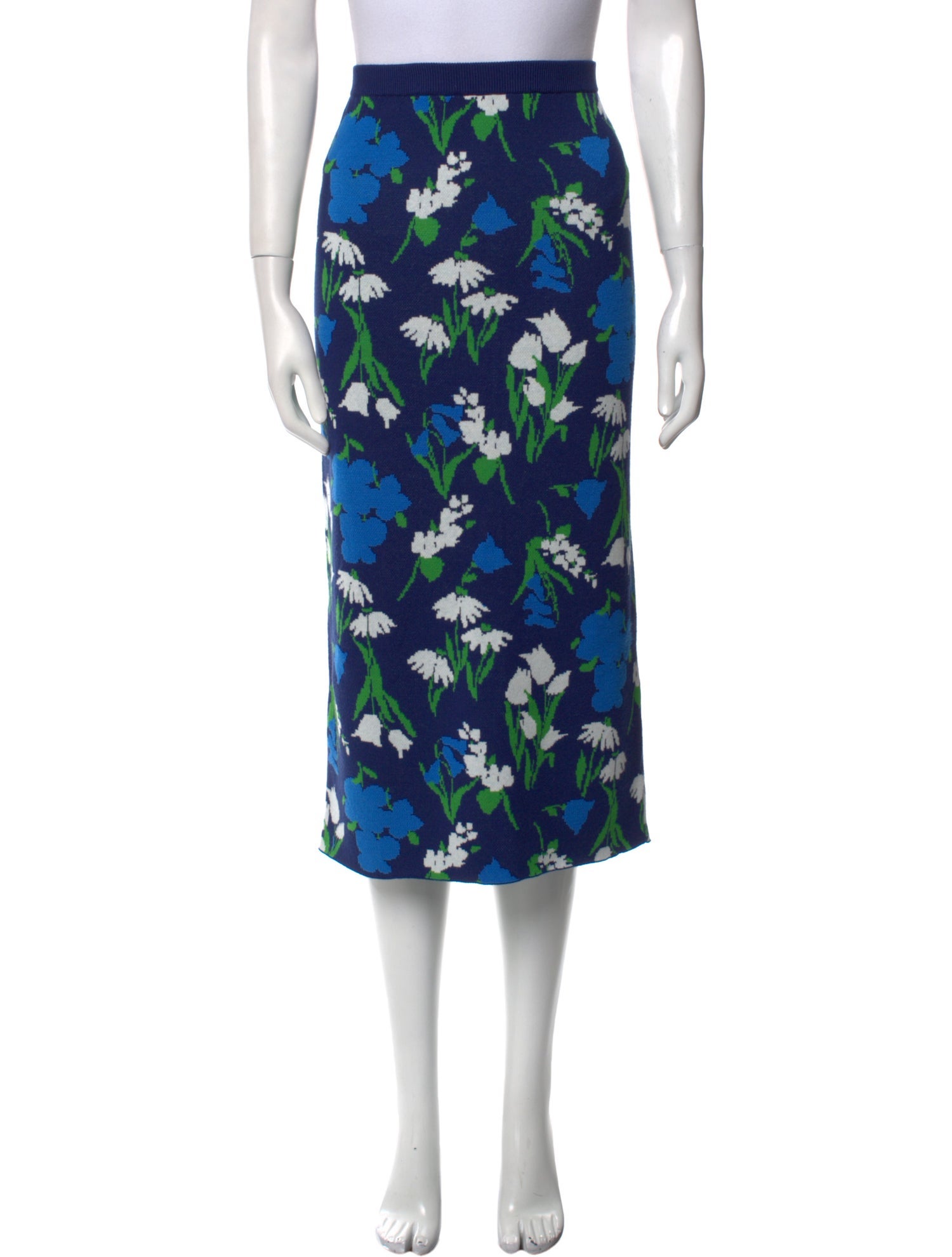 Kate Spade New York Floral Print Midi Length Skirt