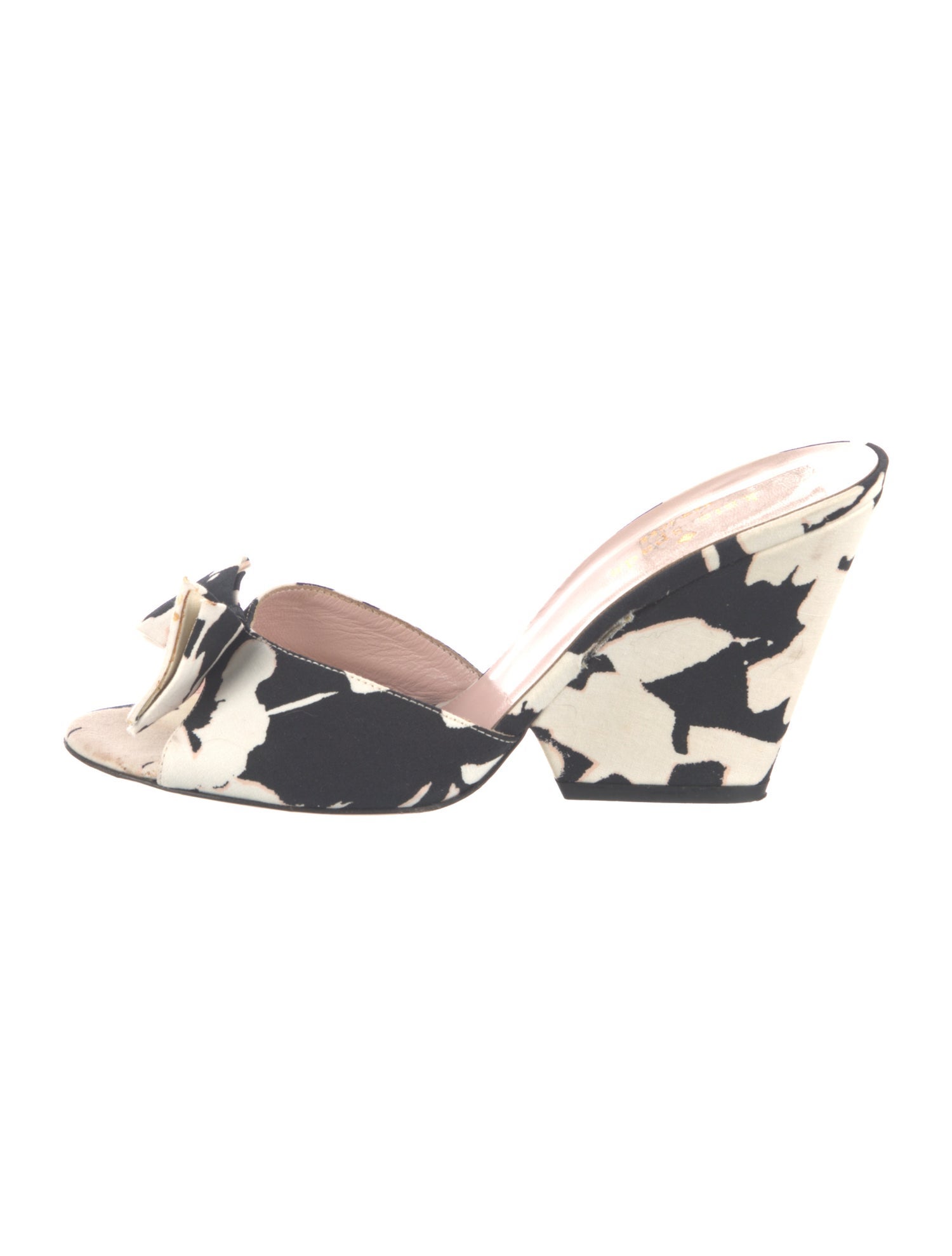 Kate Spade New York Satin Floral Print Slides