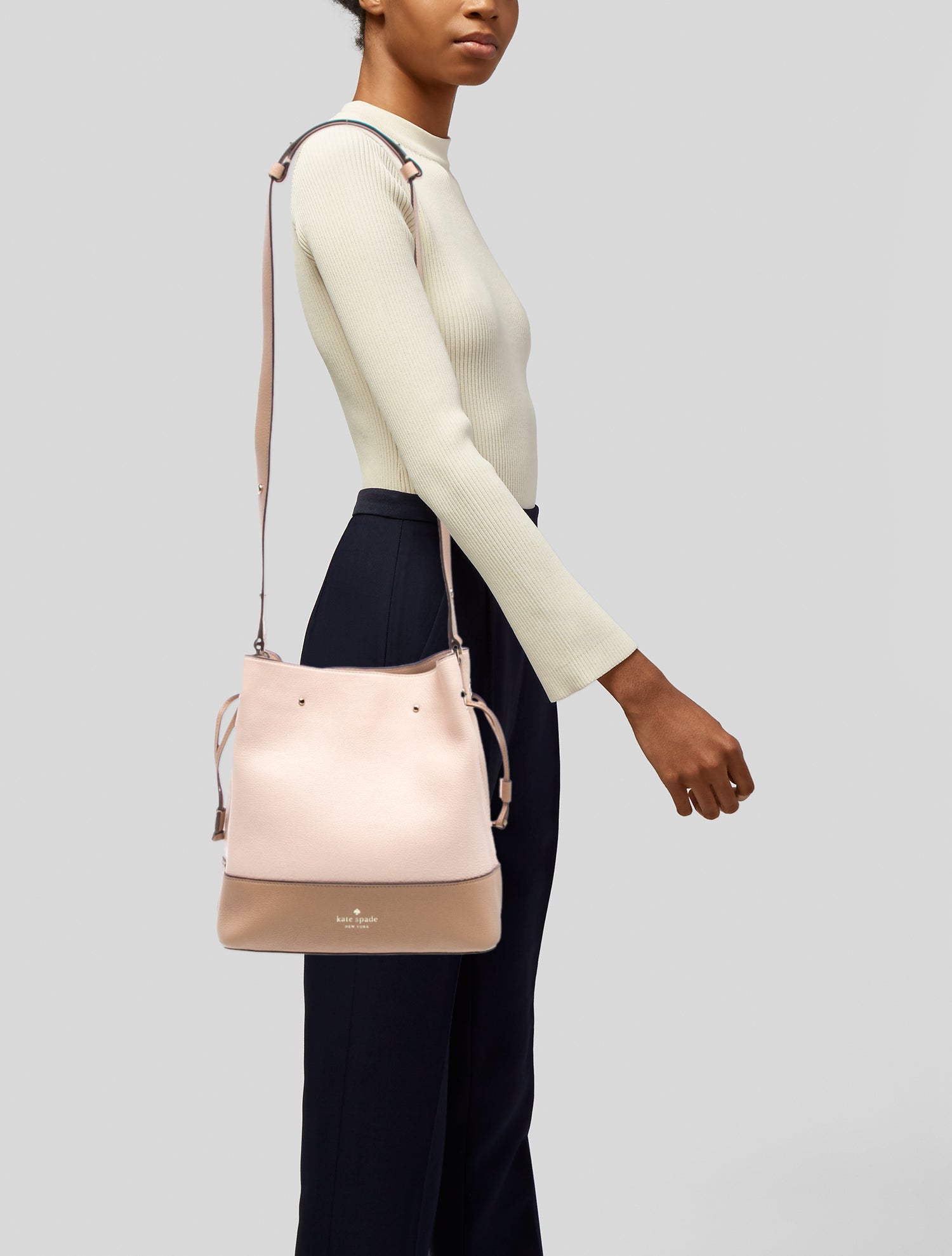 Kate Spade New York Leather Bucket Bag