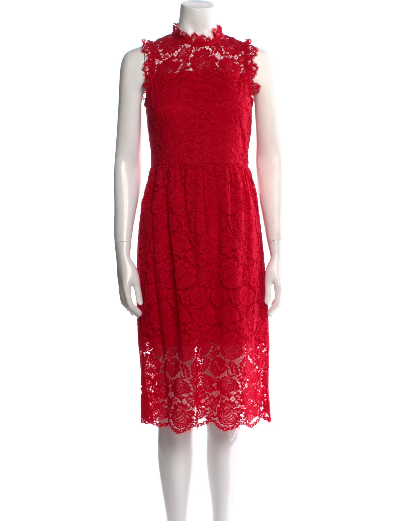 Kate Spade New York Lace Pattern Midi Length Dress