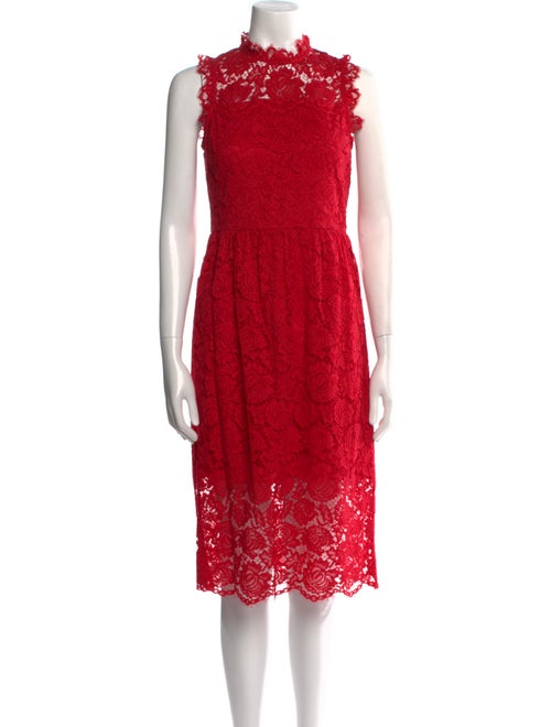 Kate Spade New York Lace Pattern Midi Length Dress