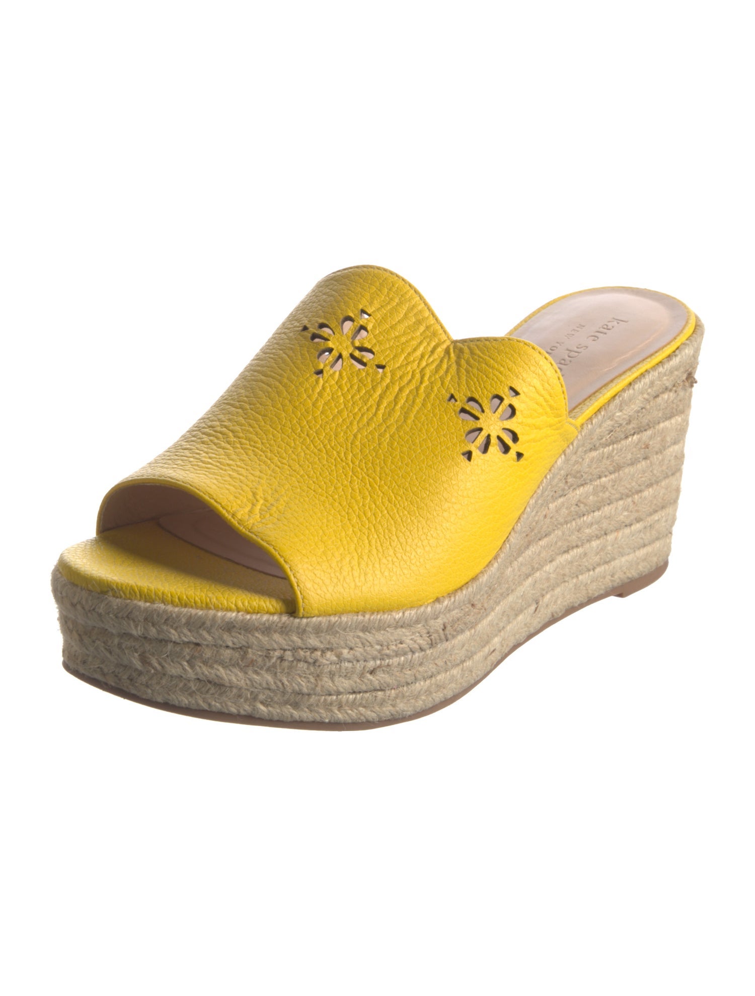 Kate Spade New York Leather Lasercut Accents Espadrilles