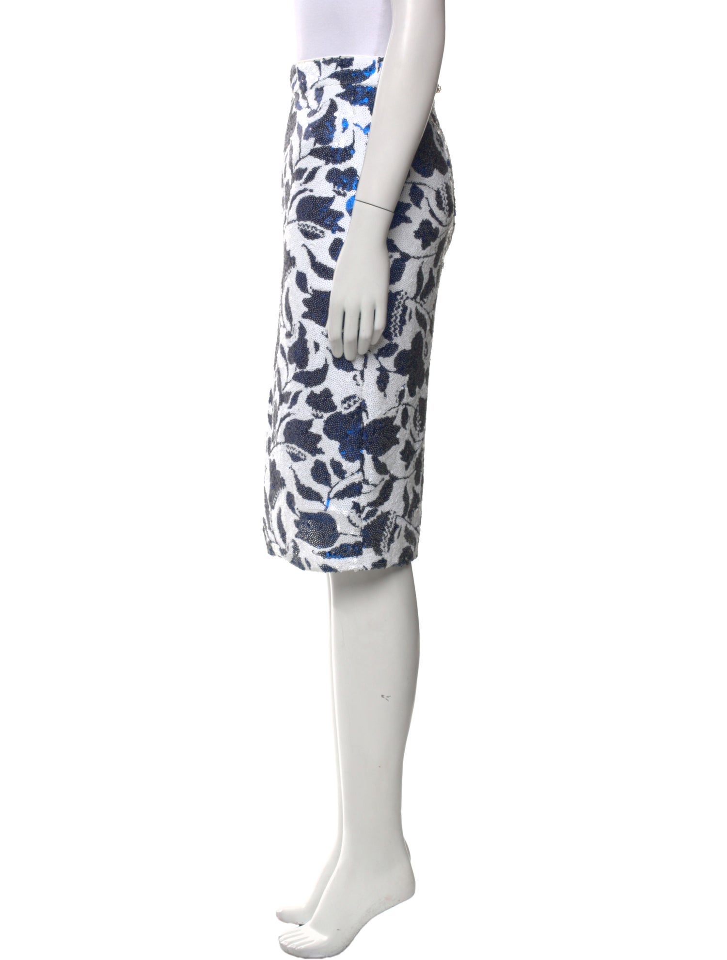 Kate Spade New York Floral Print Knee-Length Skirt