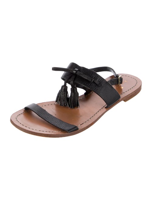 Kate Spade New York Leather Tassel Accents Slides