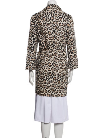 Kate Spade New York Animal Print Trench Coat
