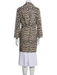 Kate Spade New York Animal Print Trench Coat