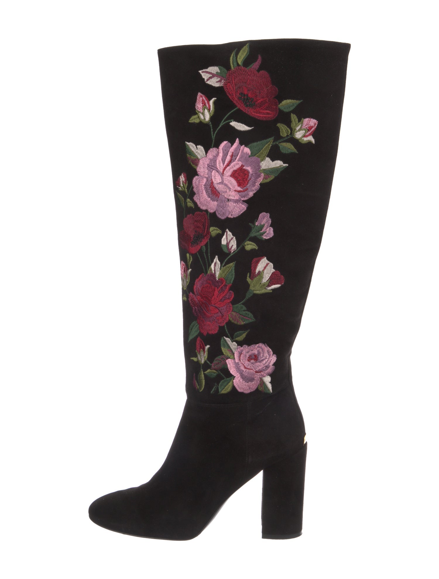 Kate Spade New York Suede Floral Print Boots