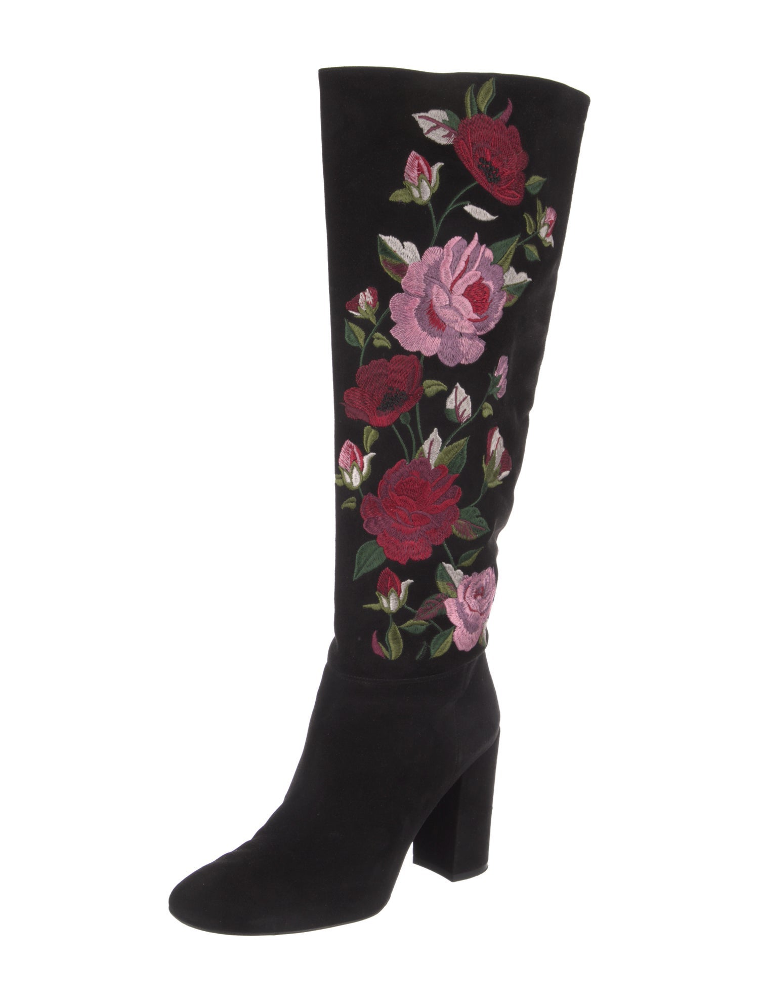 Kate Spade New York Suede Floral Print Boots