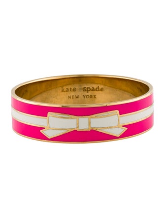 Kate Spade New York Enamel All Wrapped Up Bangle Bracelet