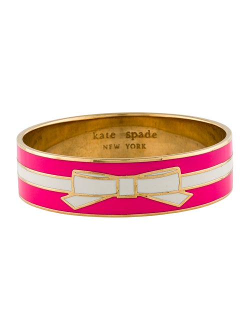 Kate Spade New York Enamel All Wrapped Up Bangle Bracelet