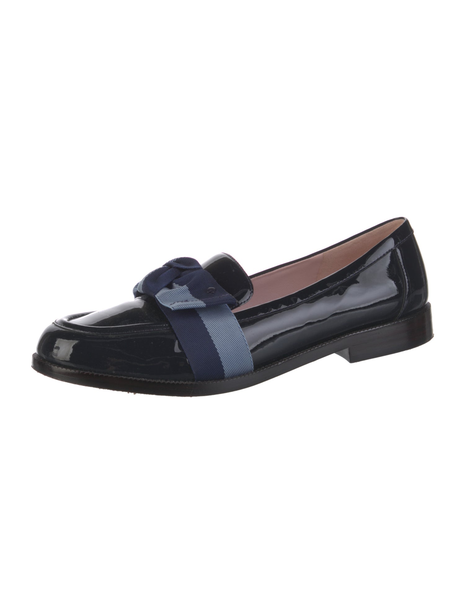Kate Spade New York Patent Leather Colorblock Pattern Loafers