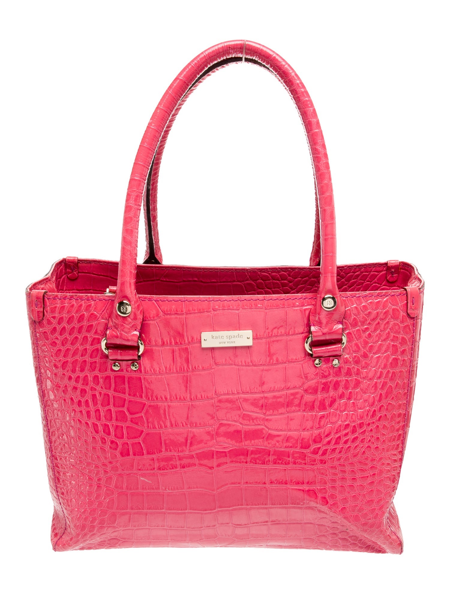 Kate Spade New York Embossed Leather Top Handle Bag