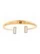 Kate Spade New York Crystal & Enamel Hinged Cuff Bracelet