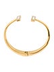 Kate Spade New York Crystal & Enamel Hinged Cuff Bracelet