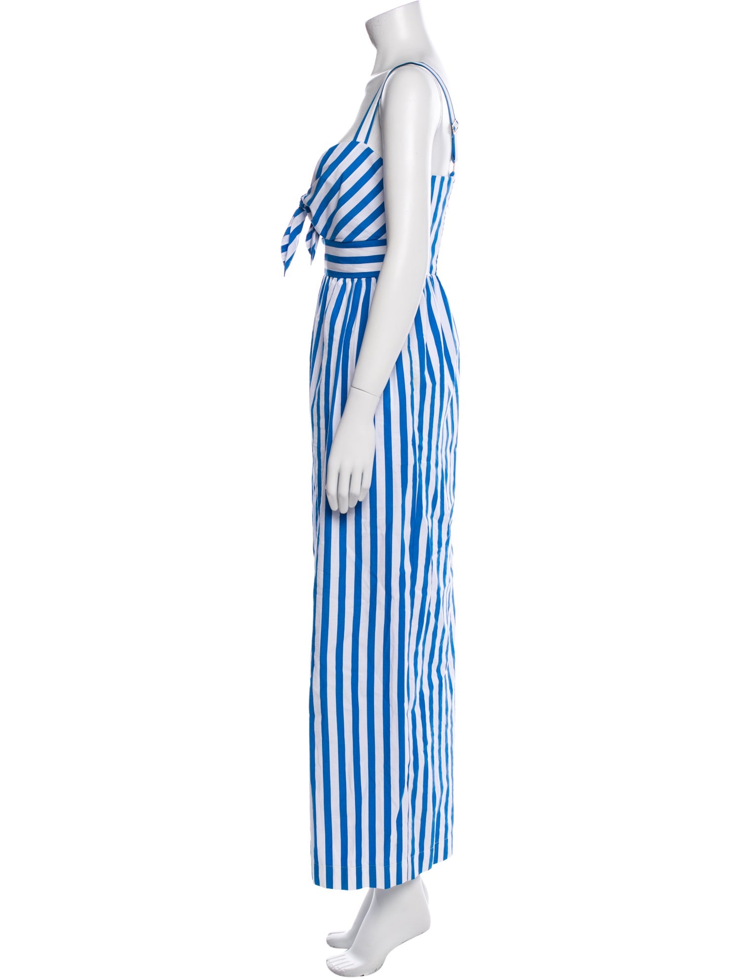 Kate Spade New York Striped Square Neckline Jumpsuit