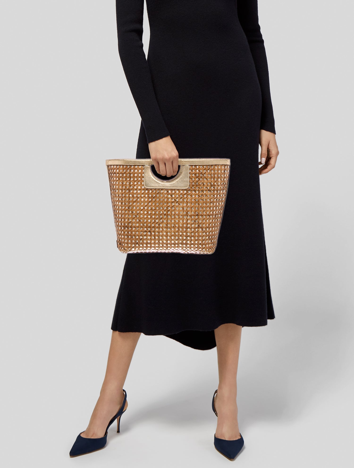 Kate Spade New York Rattan Minaudière