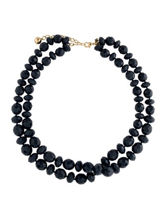 Kate Spade New York Crystal & Bead Double Strand Necklace