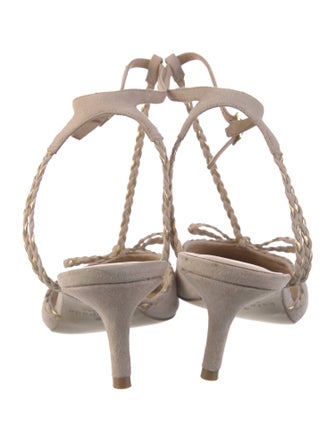 Kate Spade New York Suede Bow Accents T-Strap Pumps