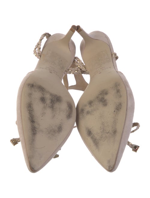 Kate Spade New York Suede Bow Accents T-Strap Pumps