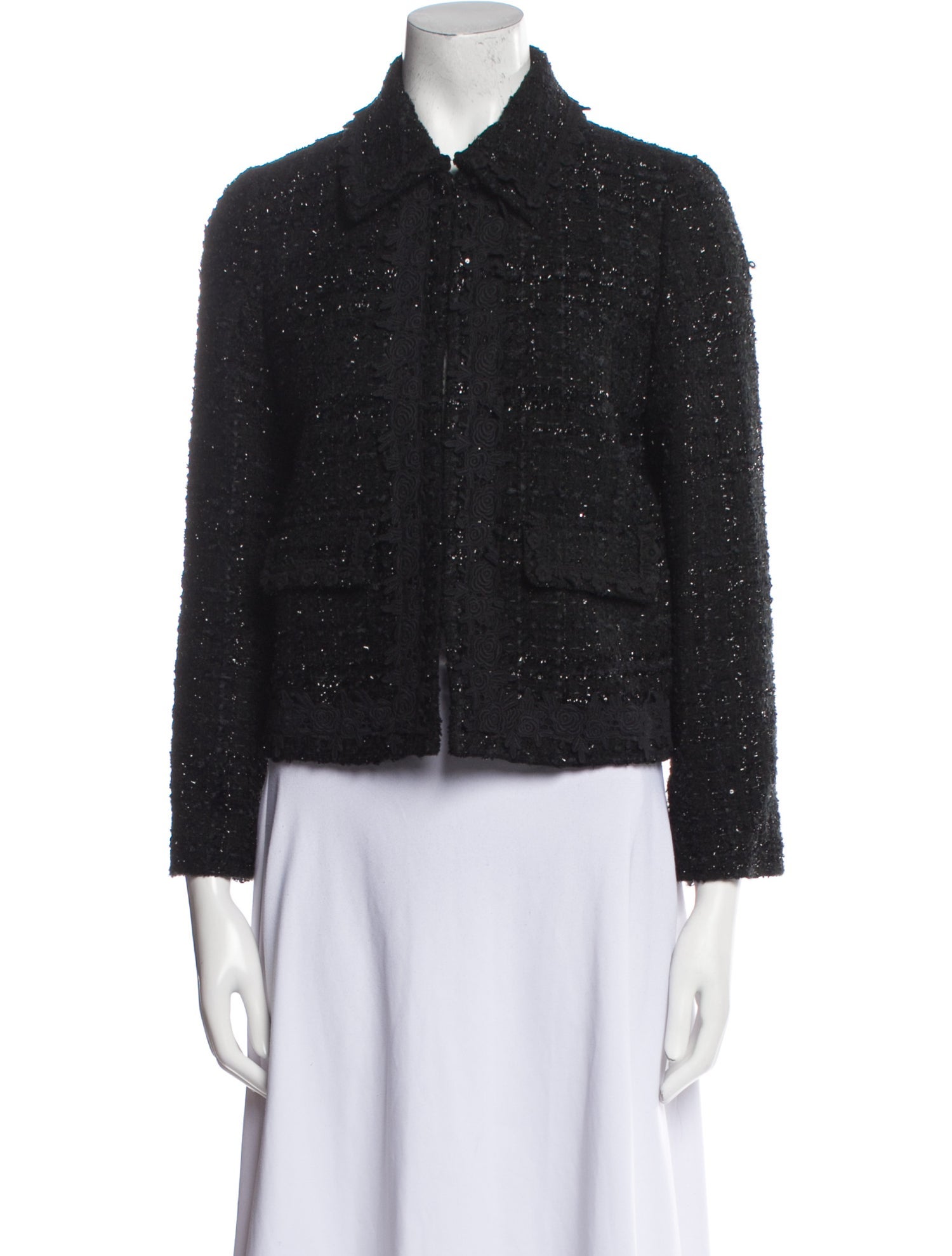 Kate Spade New York Tweed Pattern Evening Jacket