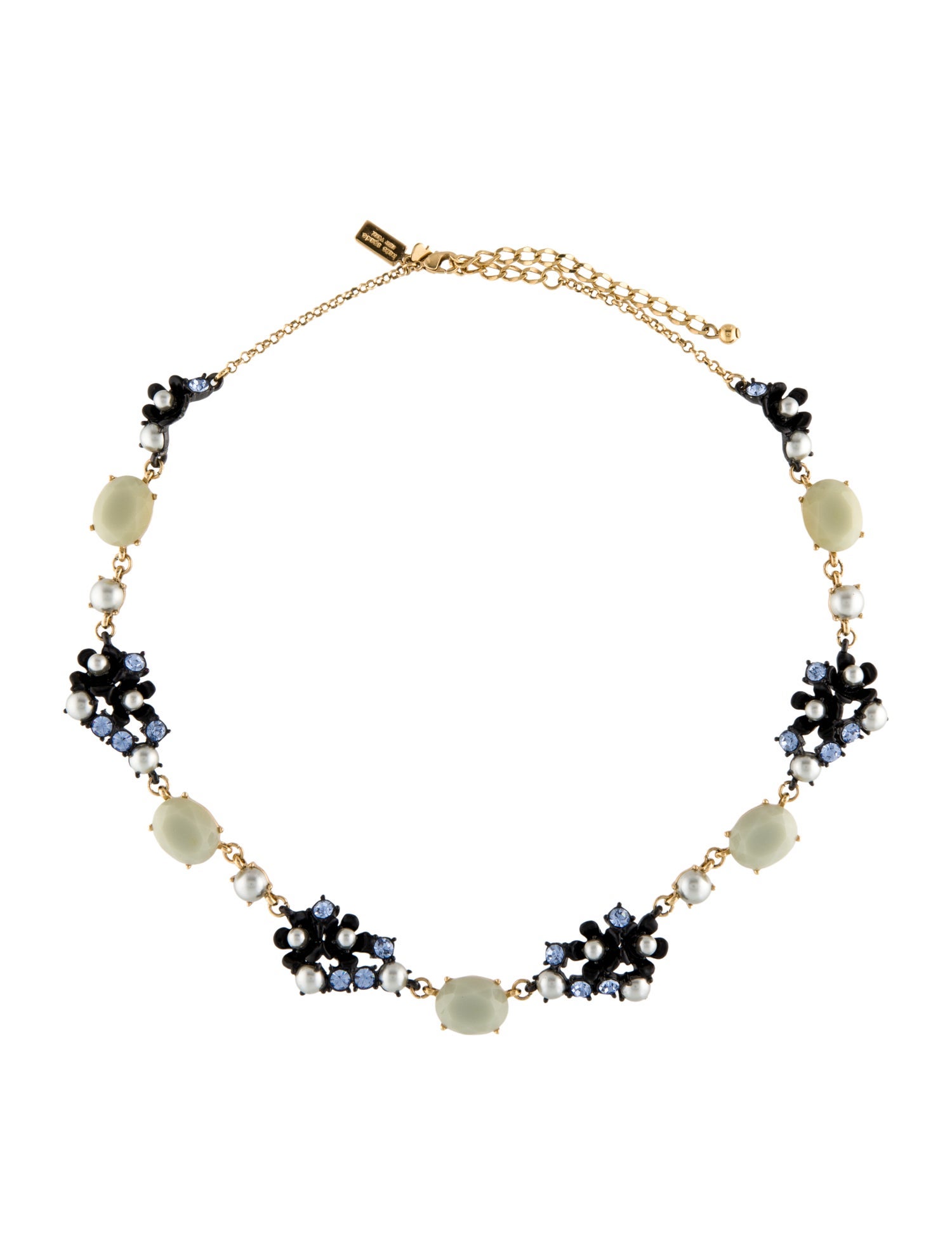 Kate Spade New York Faux Pearl & Crystal Collar Necklace