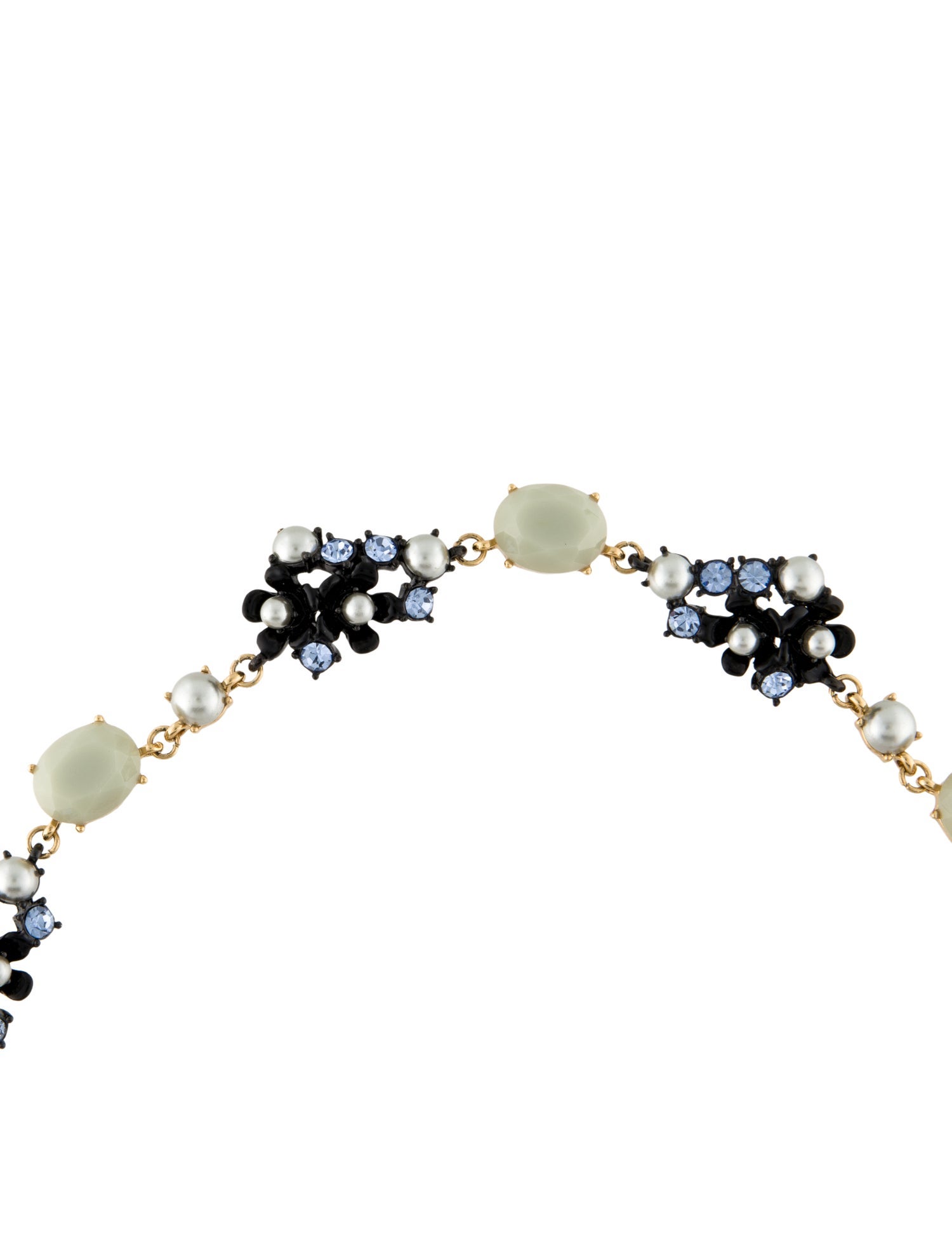 Kate Spade New York Faux Pearl & Crystal Collar Necklace