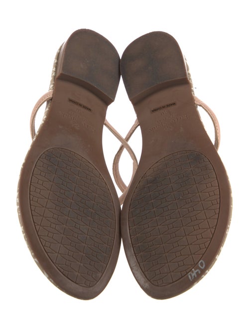 Kate Spade New York Leather Animal Print Slides