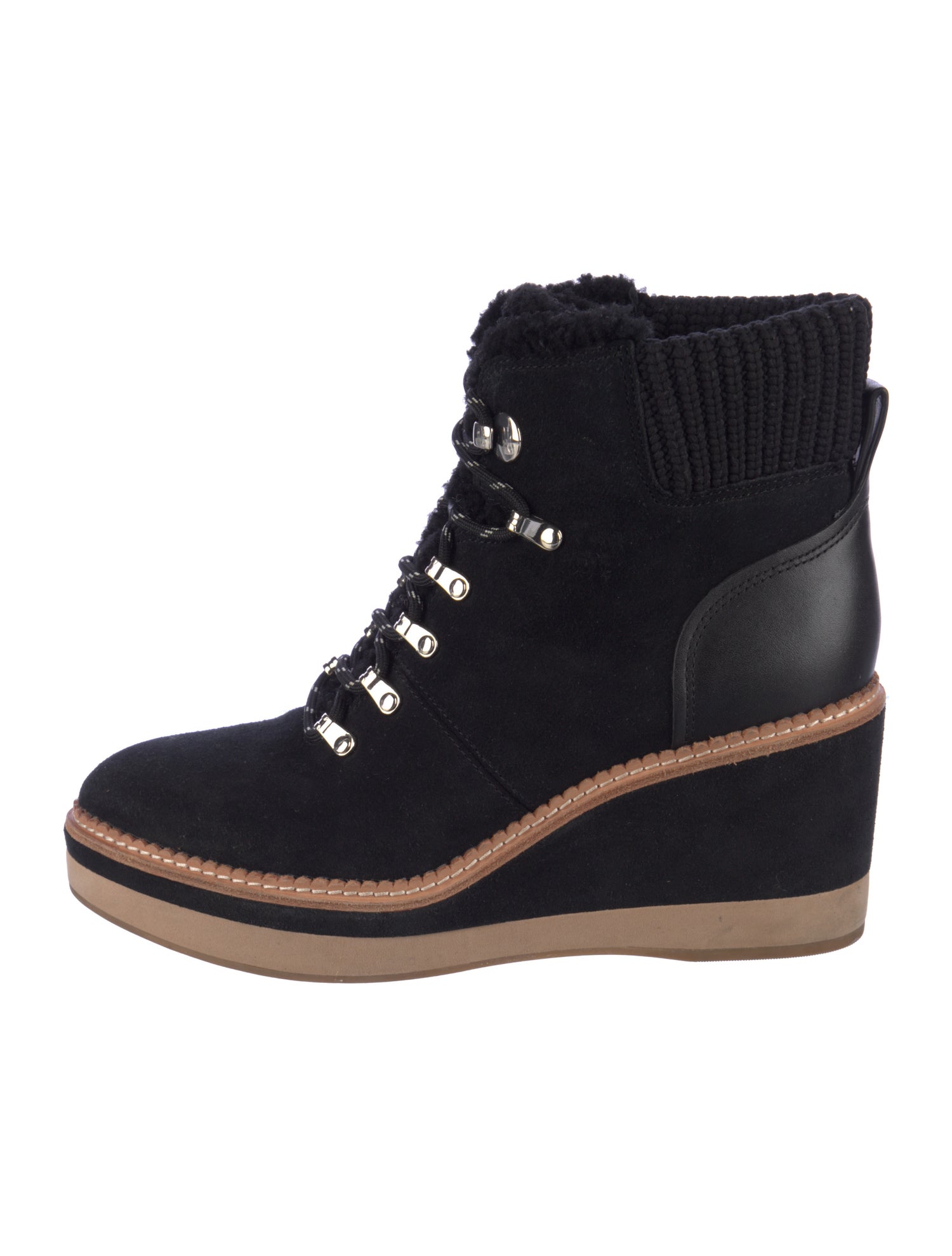 Kate Spade New York Suede Combat Boots