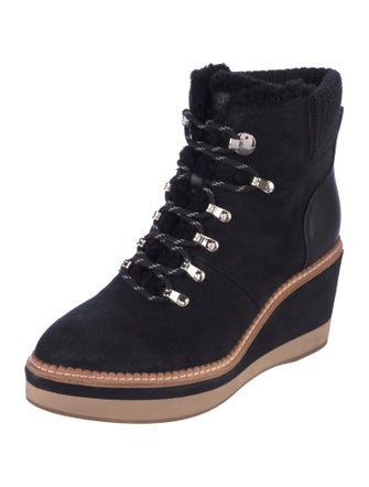 Kate Spade New York Suede Combat Boots