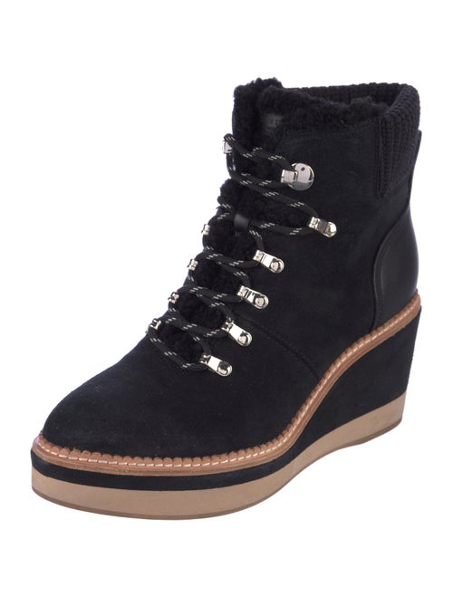 Kate Spade New York Suede Combat Boots
